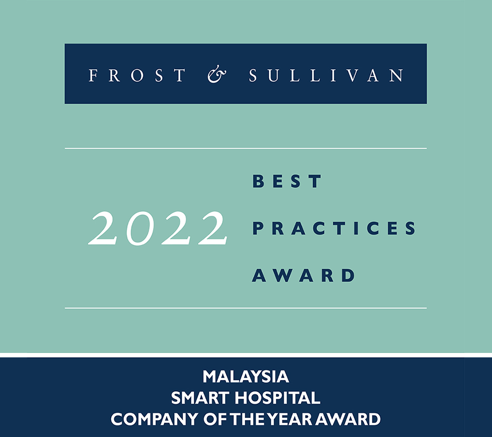 Frost & Sullivan Best Practices Award : 2022 Malaysia Smart Hospital Company of the Year Award